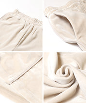 童裝 親子同款 絲絨側線喇叭褲