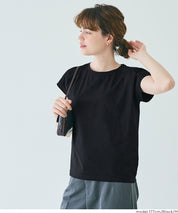 再生聚酯法式袖T恤