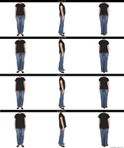 再生聚酯法式袖T恤