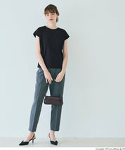 再生聚酯法式袖T恤