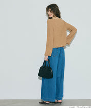 波紋皺褶蝴蝶結綁帶外套