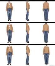 波紋皺褶蝴蝶結綁帶外套