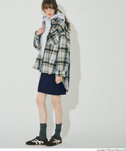 縮絨針織迷你裙 可配套