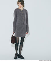 縮絨針織迷你裙 可配套