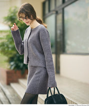 縮絨針織迷你裙 可配套