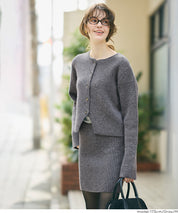 縮絨針織迷你裙 可配套