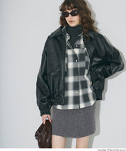 縮絨針織迷你裙 可配套