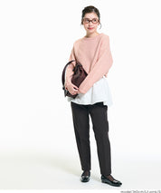 厚實短版針織毛衣