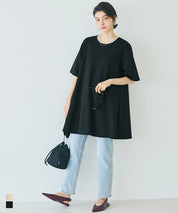 彈性A字長版上衣