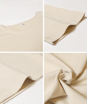 彈性A字長版上衣