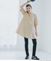 彈性A字長版上衣