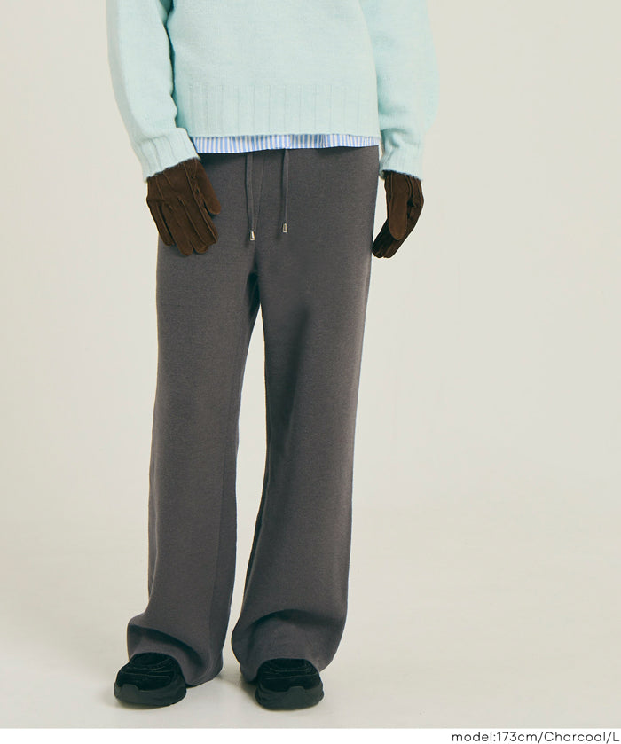 【DAILY WARM】內刷絨毛暖暖針織褲