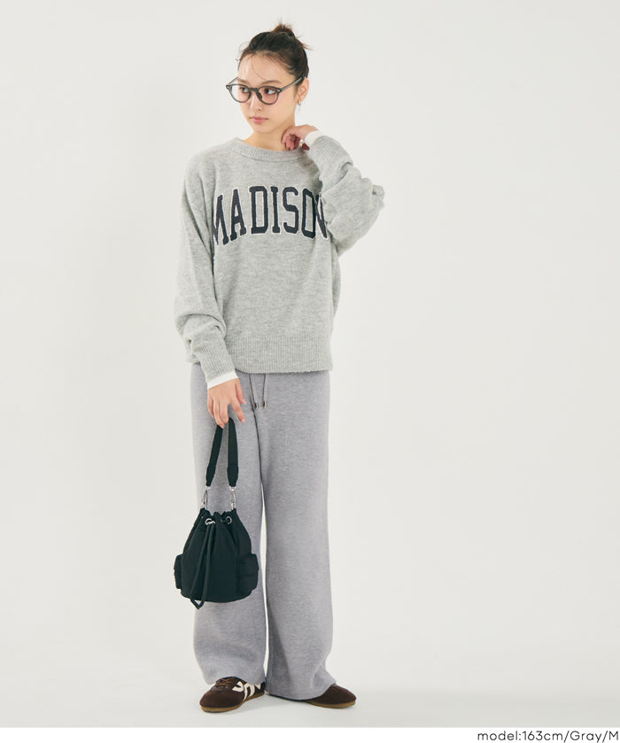 【DAILY WARM】內刷絨毛暖暖針織褲