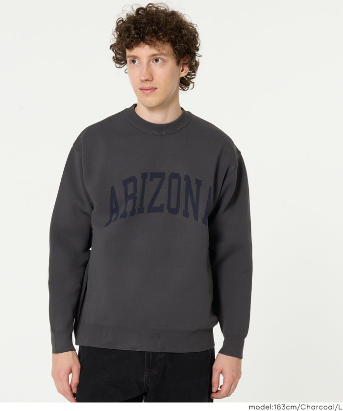 LOGO空氣感針織上衣