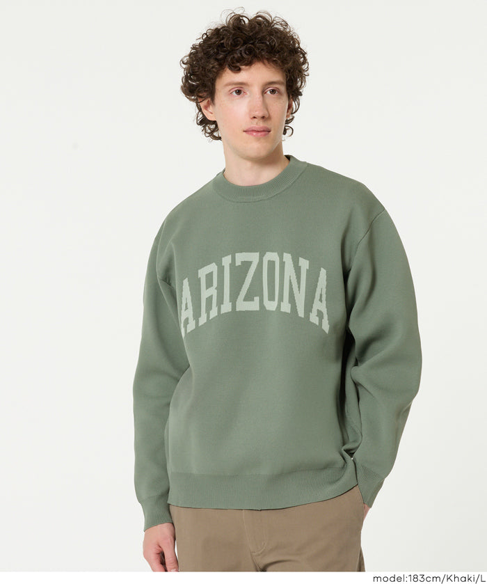 LOGO空氣感針織上衣