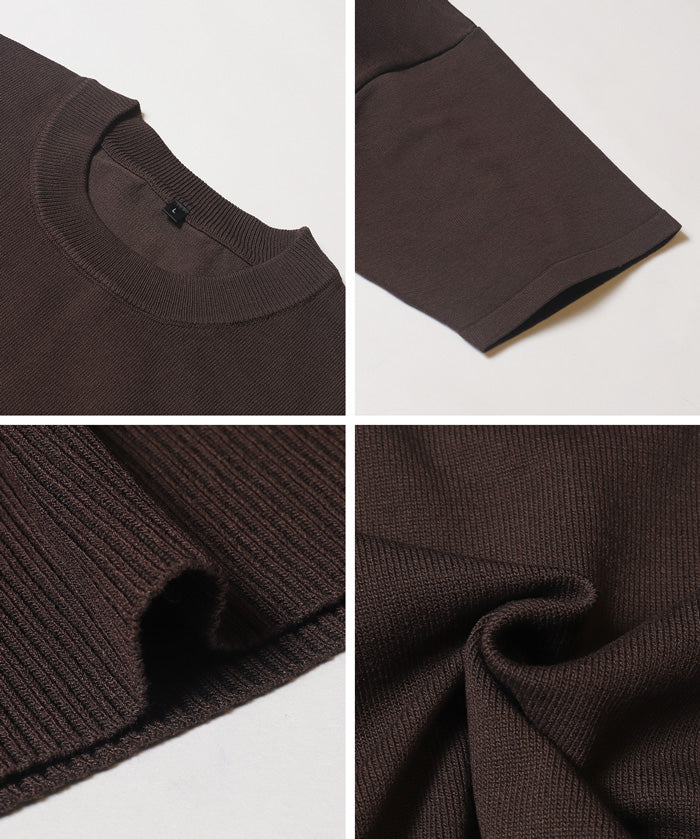 雙面針織短袖TEE