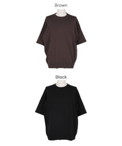 雙面針織短袖TEE