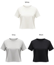 寬鬆短版T恤 COTTON from the U.S.