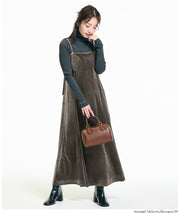 絲絨細肩帶洋裝