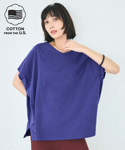 V領飛鼠袖T恤 COTTON from the U.S.