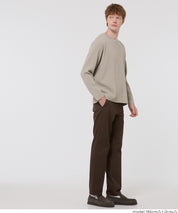 立體羅紋圓領針織上衣