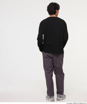 立體羅紋圓領針織上衣