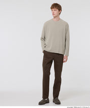 立體羅紋圓領針織上衣