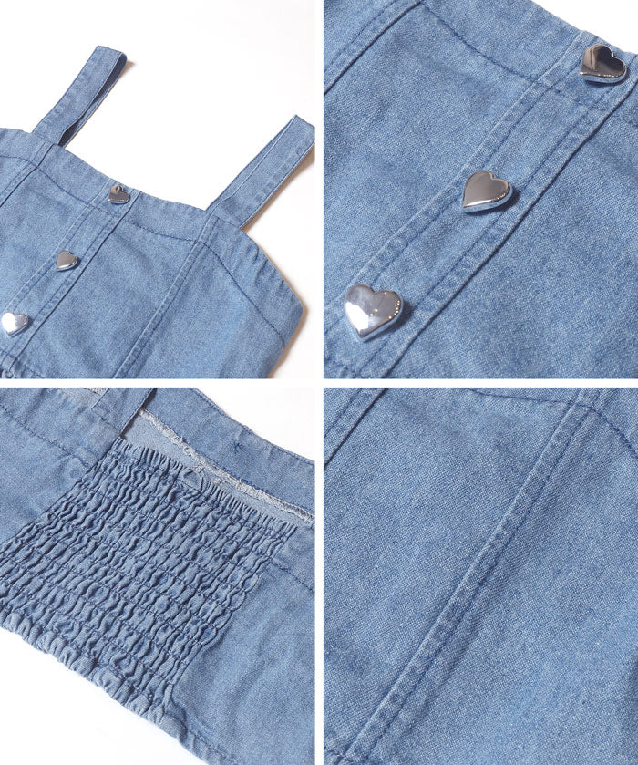 童裝 愛心扣小可愛＆T恤 套裝