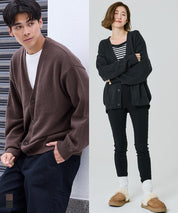 羊毛觸感針織外套