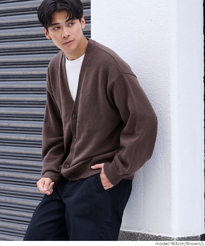 羊毛觸感針織外套