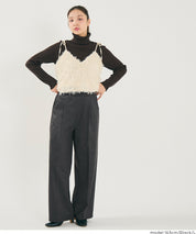 【DAILY WARM】內刷毛提花寬褲