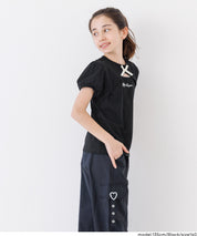 童裝 刺繡澎澎袖T恤