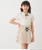 童裝 刺繡澎澎袖T恤