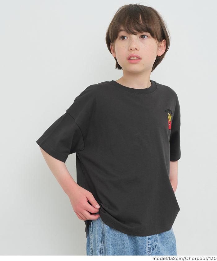 童裝 薯條刺繡T恤