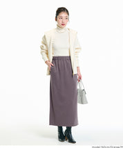 【DAILY WARM】內刷絨毛直筒裙