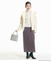 【DAILY WARM】內刷絨毛直筒裙