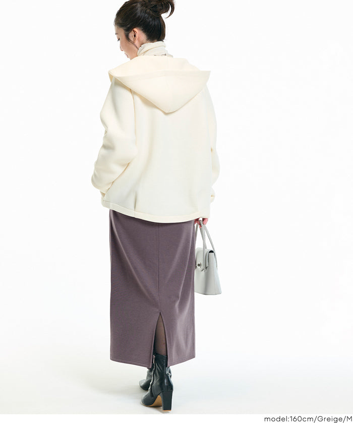 【DAILY WARM】內刷絨毛直筒裙