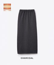 【DAILY WARM】內刷絨毛直筒裙