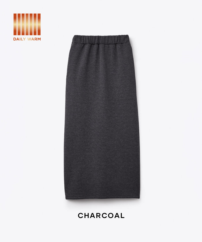 【DAILY WARM】內刷絨毛直筒裙
