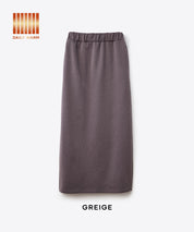 【DAILY WARM】內刷絨毛直筒裙