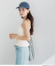 胸墊抽皺細肩帶背心 OUT BRA