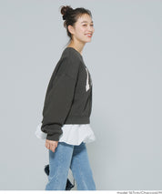 重磅內刷毛刺繡LOGO休閒上衣