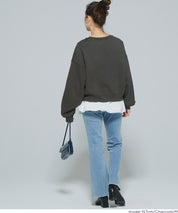 重磅內刷毛刺繡LOGO休閒上衣