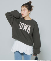 重磅內刷毛刺繡LOGO休閒上衣