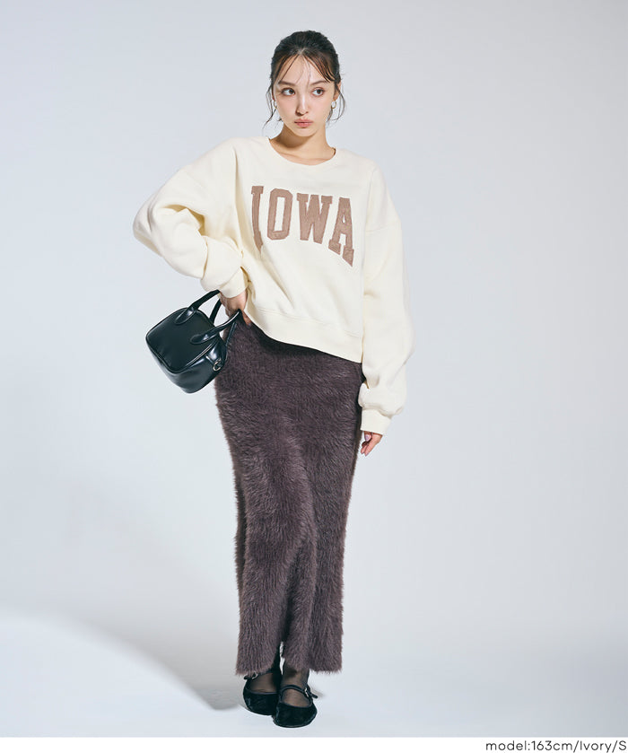 重磅內刷毛刺繡LOGO休閒上衣