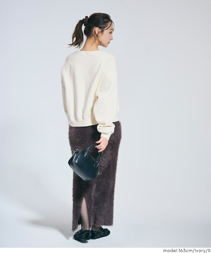 重磅內刷毛刺繡LOGO休閒上衣