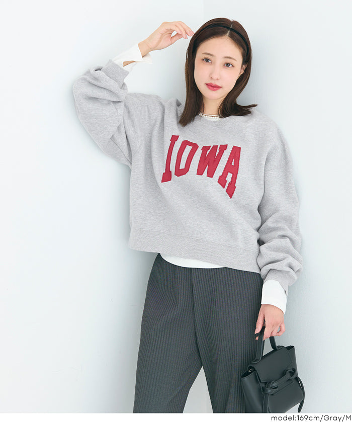 重磅內刷毛刺繡LOGO休閒上衣