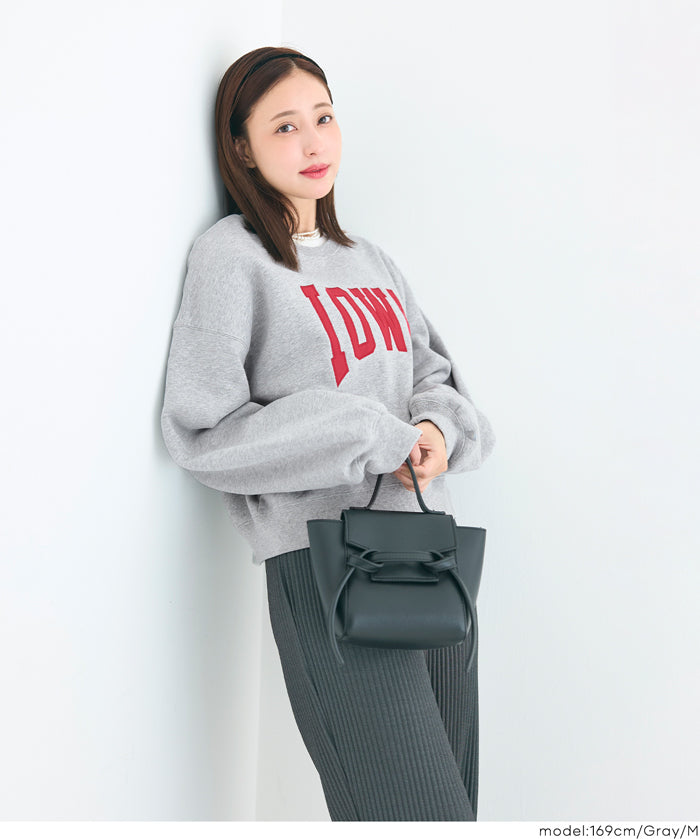 重磅內刷毛刺繡LOGO休閒上衣