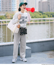 柔軟太空棉錐形休閒褲