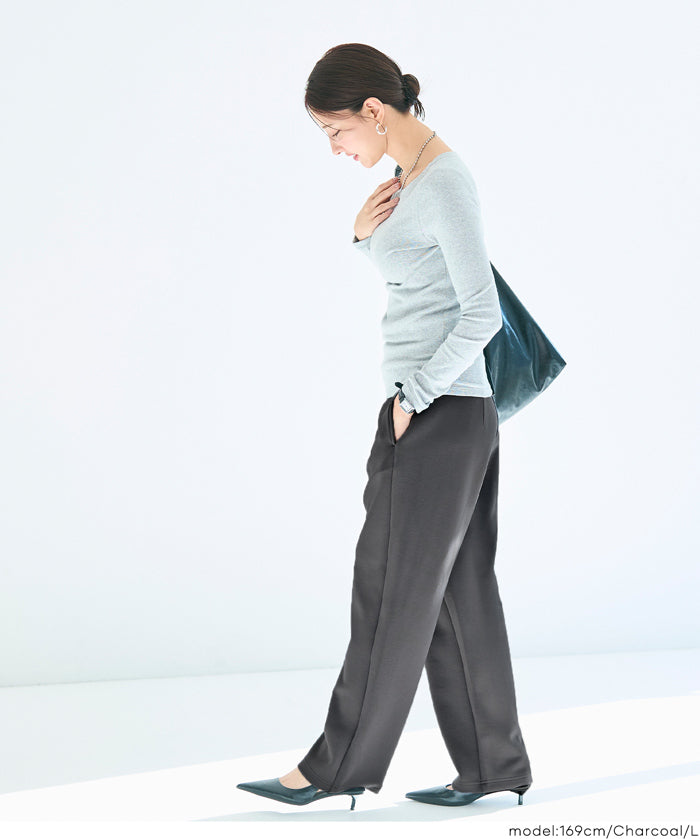 柔軟太空棉錐形休閒褲